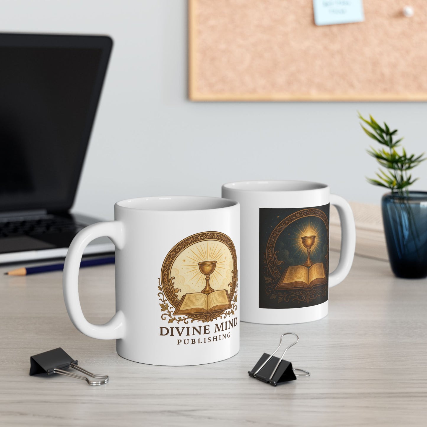 Divine Mind Publishing Ceramic Mug — 11oz Coffee Cup