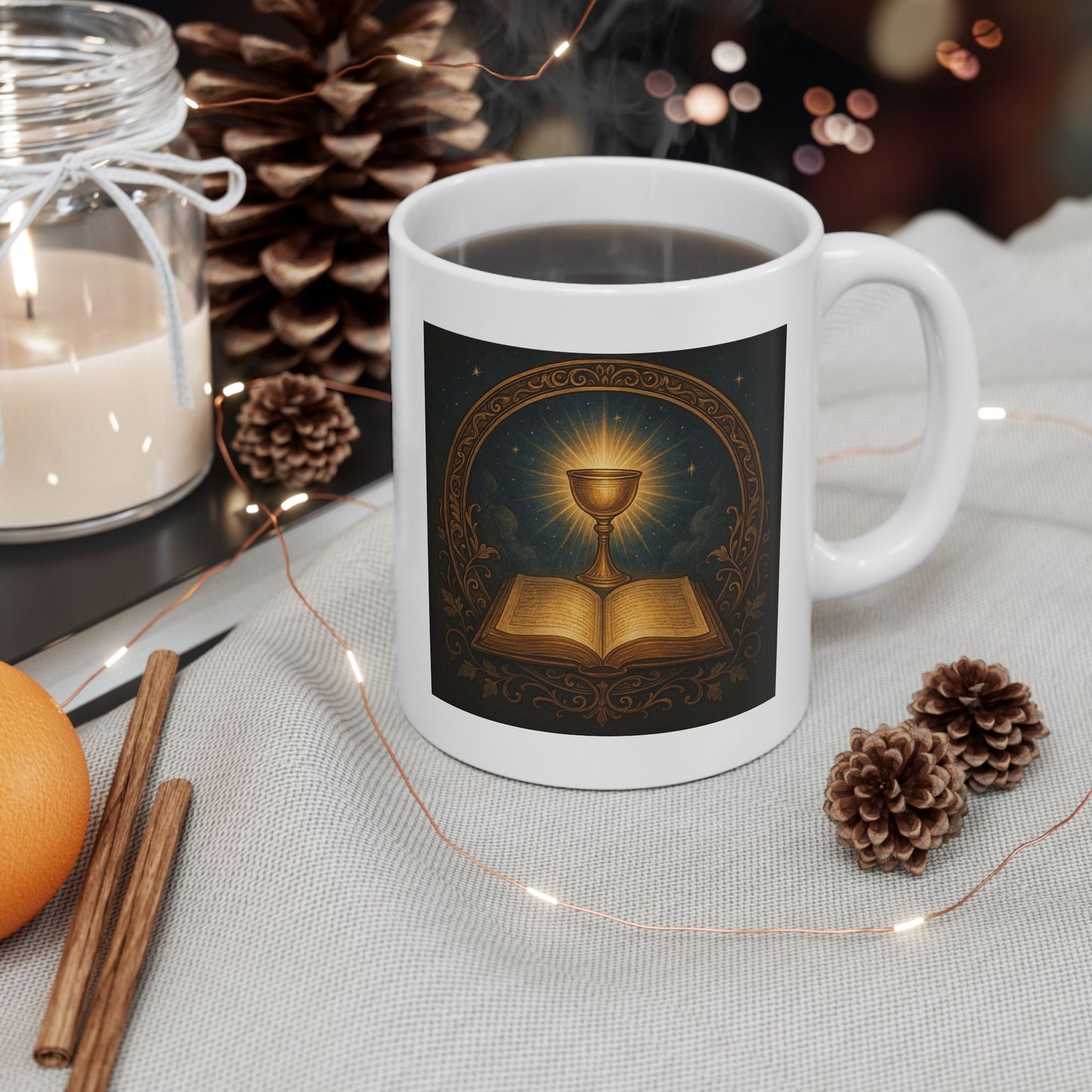 Divine Mind Publishing Ceramic Mug — 11oz Coffee Cup