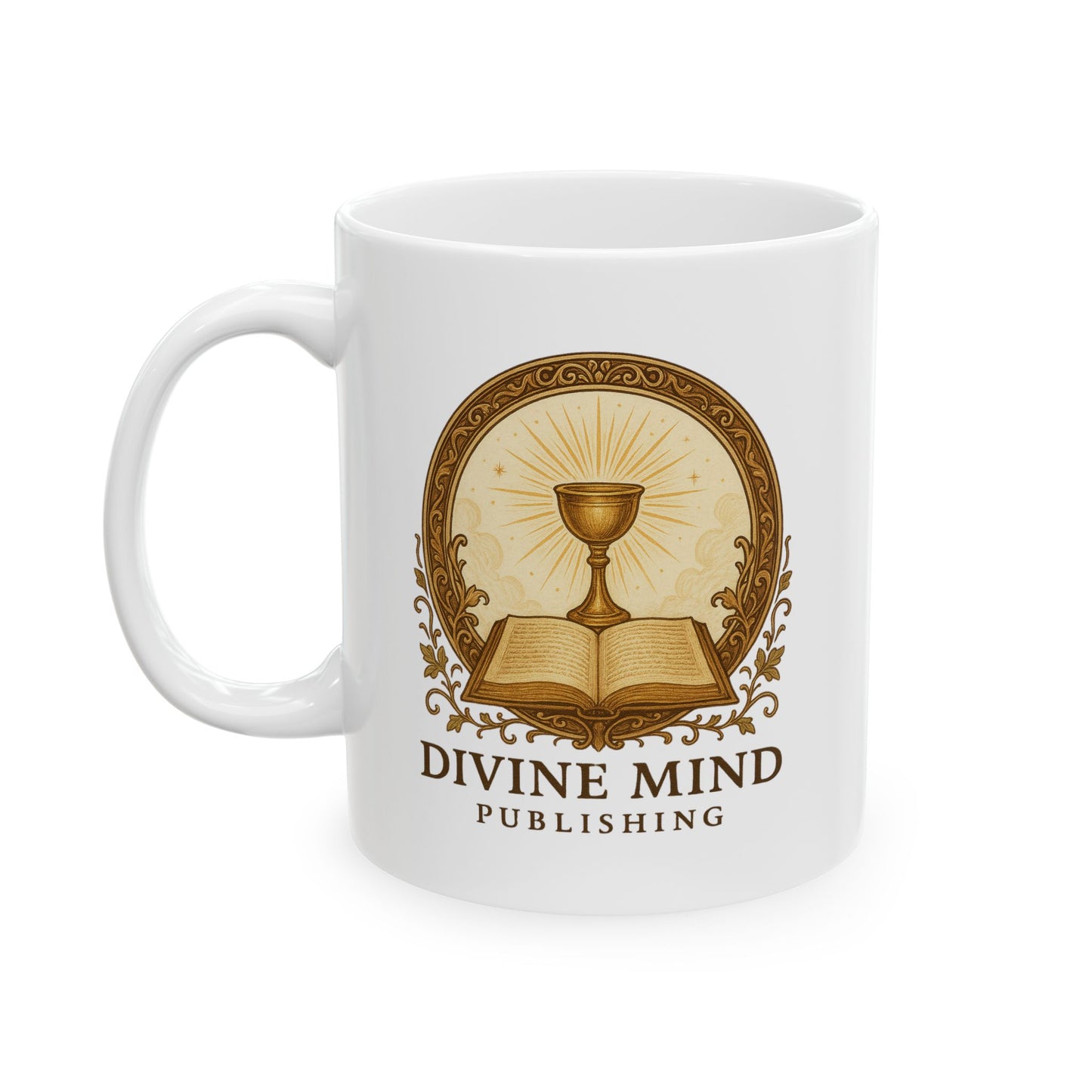 Divine Mind Publishing Ceramic Mug — 11oz Coffee Cup
